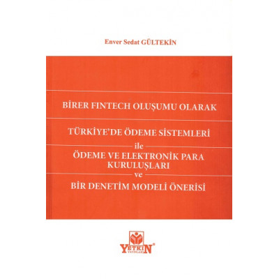 Birer Fintech Oluşumu Olarak Türkiye'de Ödeme Sistemleri ile Ödeme ve Elektronik Para Kuruluşları ve Bir Denetim Modeli Önersi