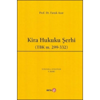 Kira Hukuku Şerhi (TBK m.299-312)