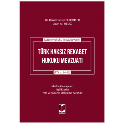 Türk Haksız Rekabet Hukuku Mevzuatı (TTK m.54-63)