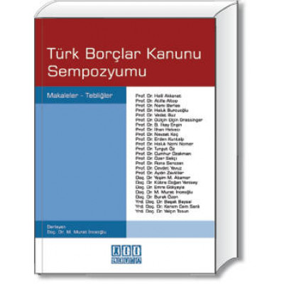 Türk Borçlar Kanunu Sempozyumu