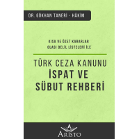 Türk Ceza Kanunu İspat ve Sübut Rehberi