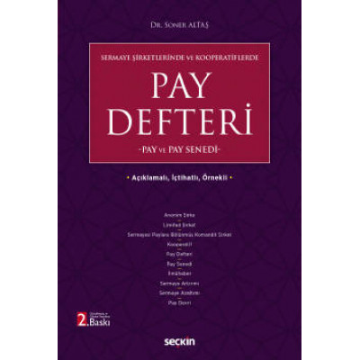 Pay Defteri - Pay ve Pay SENEDİ