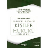 Türk Medeni Hukuku Başlangıç Hükümleri Kişiler Hukuku