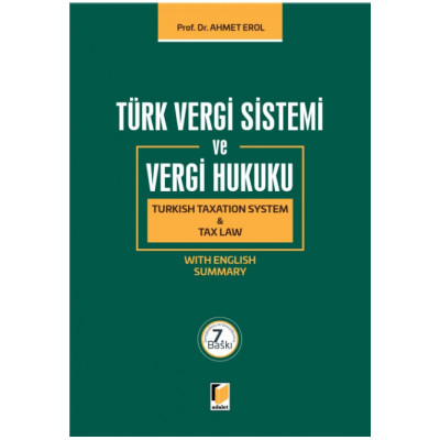 Türk Vergi Sistemi ve Vergi Hukuku
