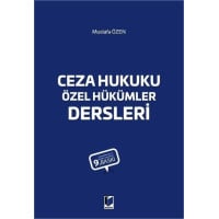 Ceza Hukuku Özel Hükümler Dersleri