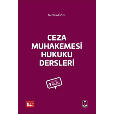 Ceza Muhakemesi Hukuku Dersleri