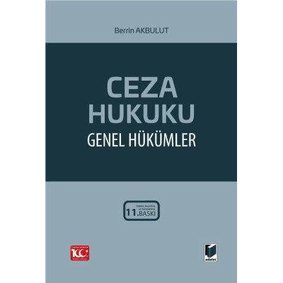 Ceza Hukuku Genel Hükümler