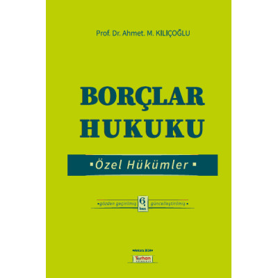 Borçlar Hukuku Özel Hükümler