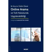 Online Arama ve Türk Hukukunda Uygulanabilirliği