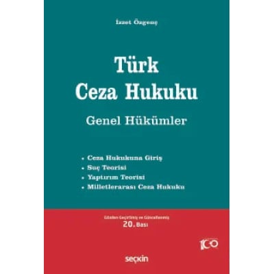 Türk Ceza Hukuku Genel Hükümler