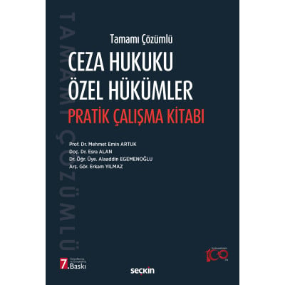 Ceza Hukuku Özel Hükümler Pratik Çalışma Kitabı