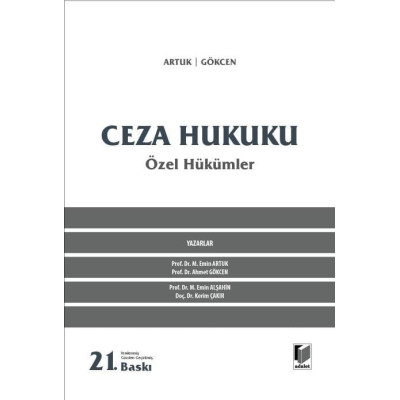 Ceza Hukuku (Özel Hükümler)